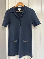 Old money jurk met gouden ketting detail H&M, Blauw, Ophalen of Verzenden, Zo goed als nieuw, Maat 36 (S)