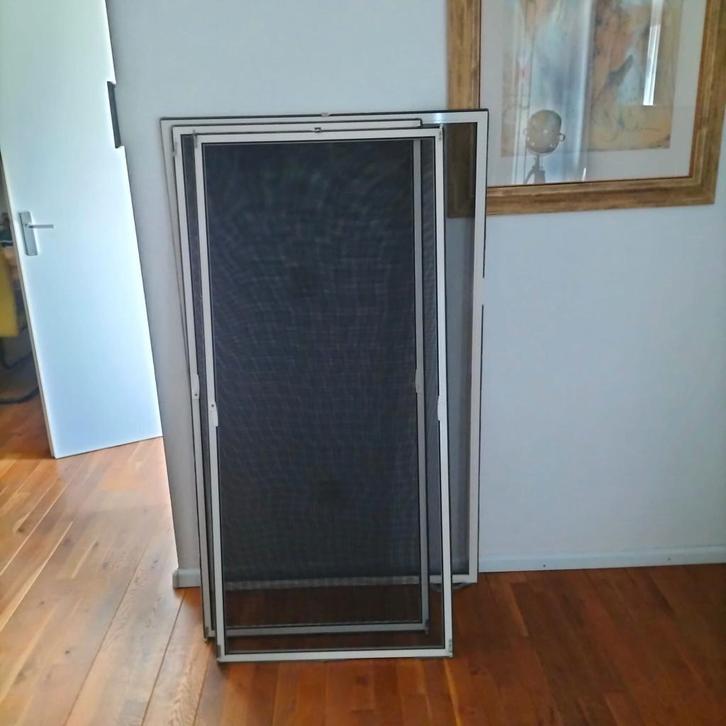 vliegenhorren inklem, Doe-het-zelf en Verbouw, Deuren en Horren, Zo goed als nieuw, Overige typen, Minder dan 200 cm, 120 cm of meer