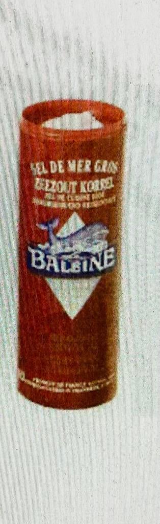 Gezocht: La Baleine grof zeezout strooi verpakking rood, Ophalen