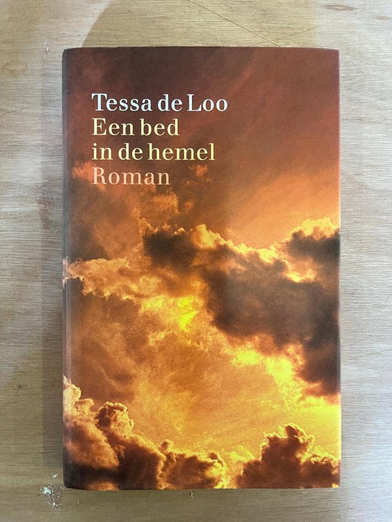boek: Een bed in de hemel,	Tessa de Loo, Boeken, Romans, Ophalen of Verzenden, Zo goed als nieuw, Tessa de Loo, Nederland
