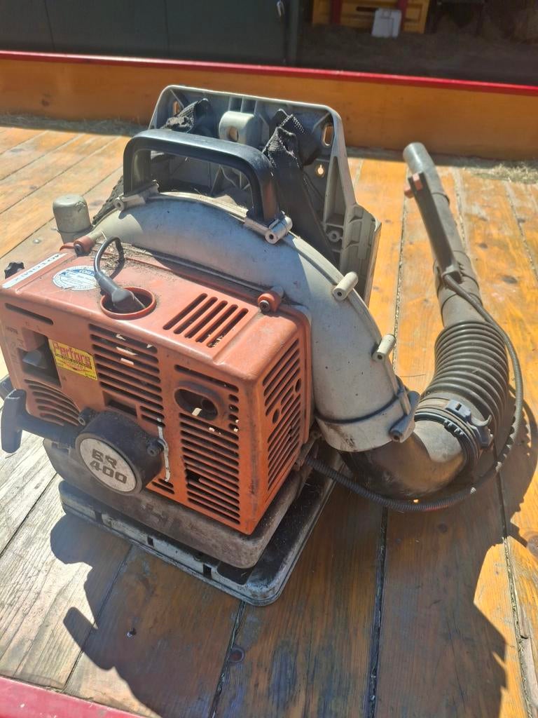 Stihl BR 400 Bladblazer, Tuin en Terras, Bladblazers, Ophalen, Gebruikt, Ruggedragen, Stihl