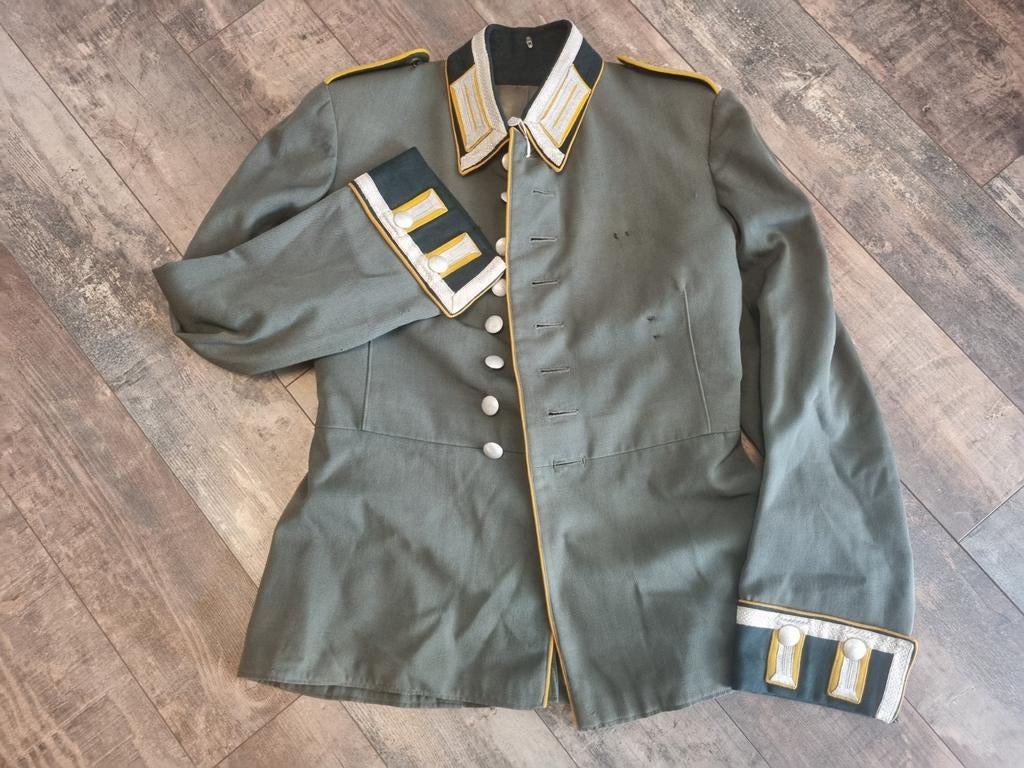 Duits WOII Waffenrock Kavallerie met Krim schildje, Ophalen of Verzenden, Duitsland