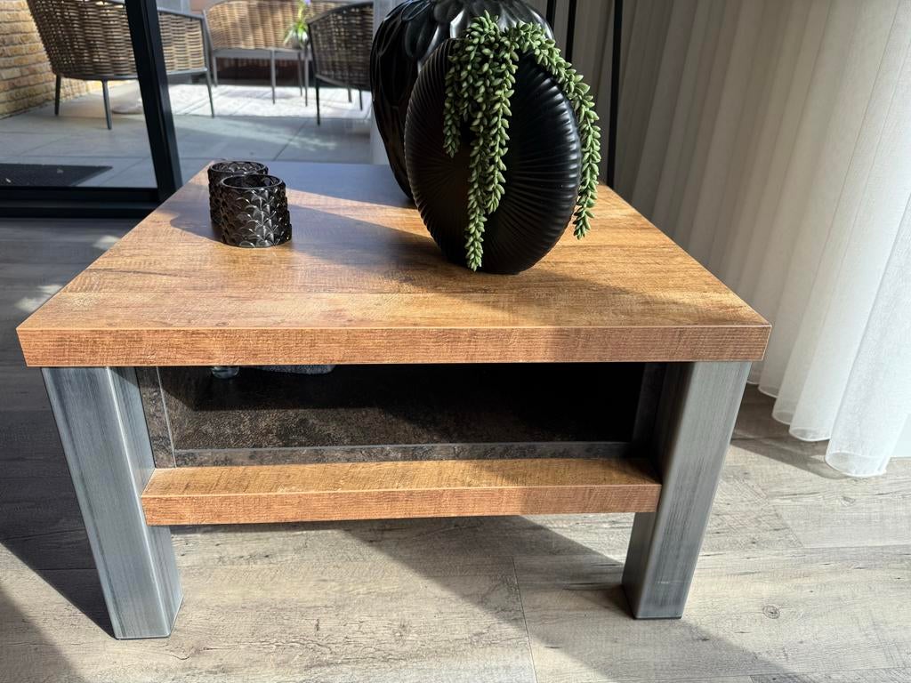 Bijzettafel/hoektafel, Huis en Inrichting, Tafels | Bijzettafels, Ophalen, Minder dan 45 cm, Minder dan 55 cm, Vierkant