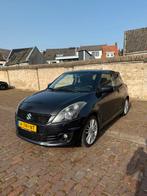 Suzuki Swift 1.6 3D Sport 2012 Zwart, Auto's, Suzuki, Voorwielaandrijving, Zwart, 4 cilinders, Stoelverwarming