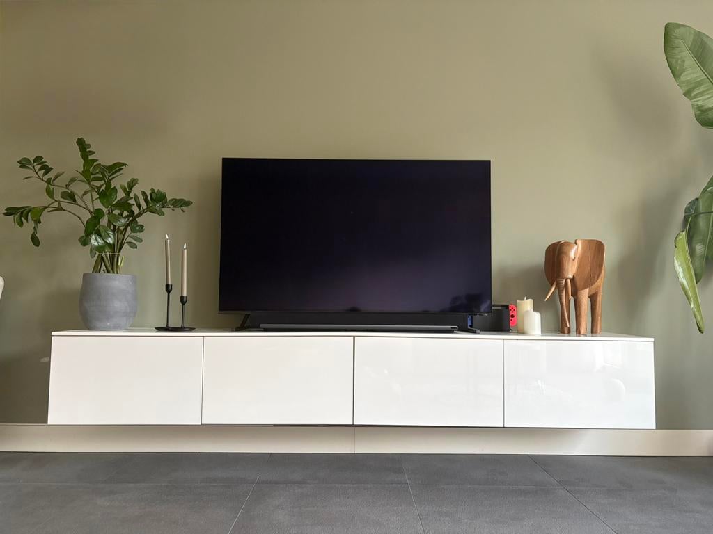 Zwevend dressoir wit, Ophalen, Gebruikt, 200 cm of meer, Minder dan 100 cm