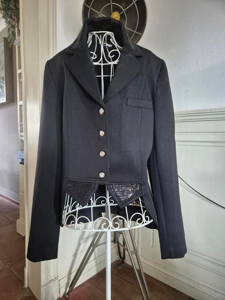 Harry horse zwart wedstrijdjasje maat M met lux dekje, Dieren en Toebehoren, Ophalen of Verzenden, Zo goed als nieuw