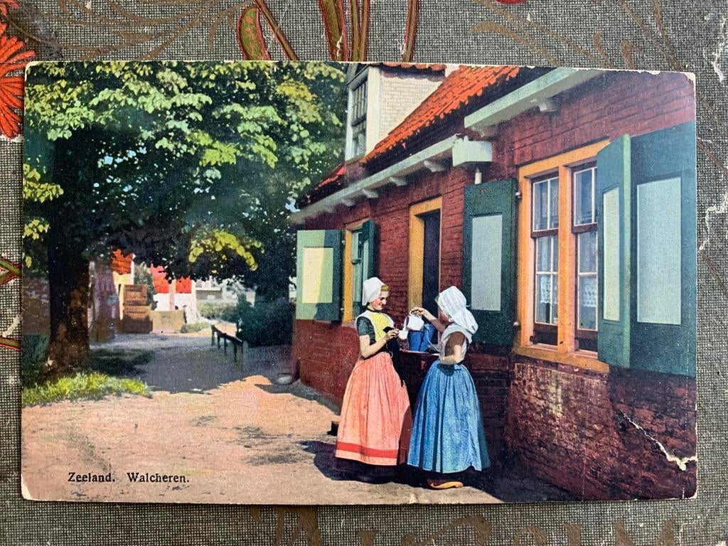 1913 Zeeland - Walcheren (NR), Ophalen of Verzenden, Voor 1920, Gelopen, Klederdracht