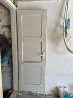 Oude deur, beschadigd maar wellicht te herstellen, Ophalen, Gebruikt, Minder dan 80 cm, Binnendeur