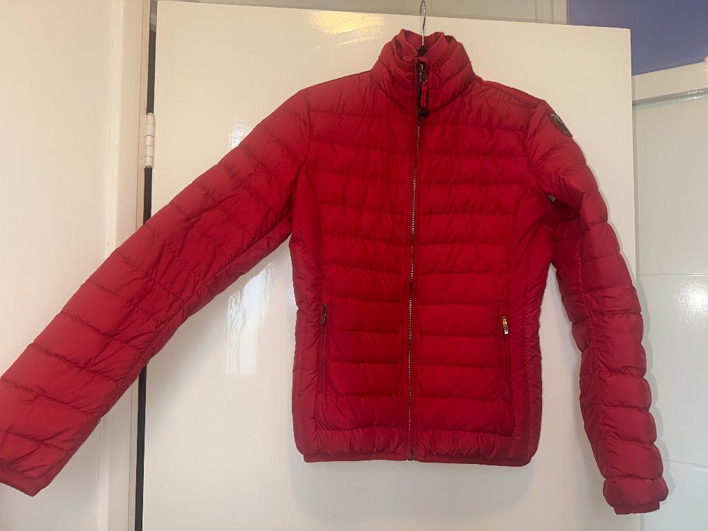 Parajumper jas tussenjack dames meisjes rood, Zo goed als nieuw, Maat 36 (S), Rood, Parajumpers