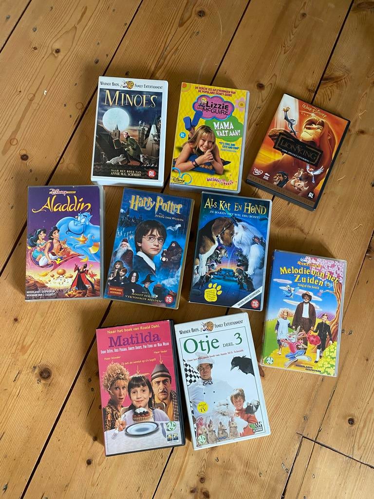 Diverse Videobanden en Dvd's: Disney, Harry Potter, Matilda, Cd's en Dvd's, VHS | Film, Alle leeftijden, Ophalen of Verzenden