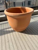 Grote terracotta bloempot, Rond, Zo goed als nieuw, Minder dan 40 cm, Ophalen