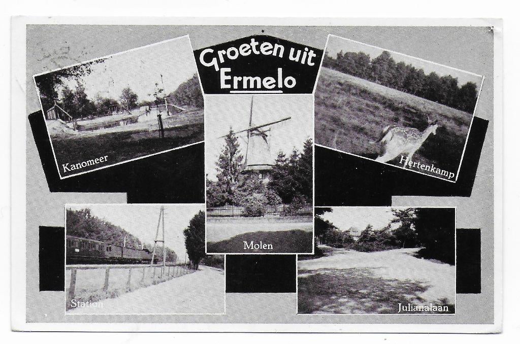 Ermelo Gelopen Ansichtkaart ( B7311 ), Ophalen of Verzenden, 1960 tot 1980, Gelopen, Gelderland