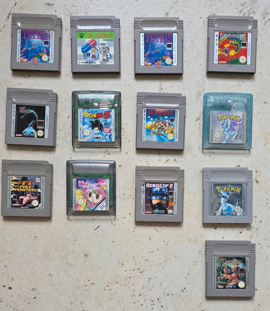 Nintendo Game Boy spellen, Pokémon, Mario, Tetris, Origineel, Spelcomputers en Games, Avontuur en Actie, 1 speler, Ophalen of Verzenden