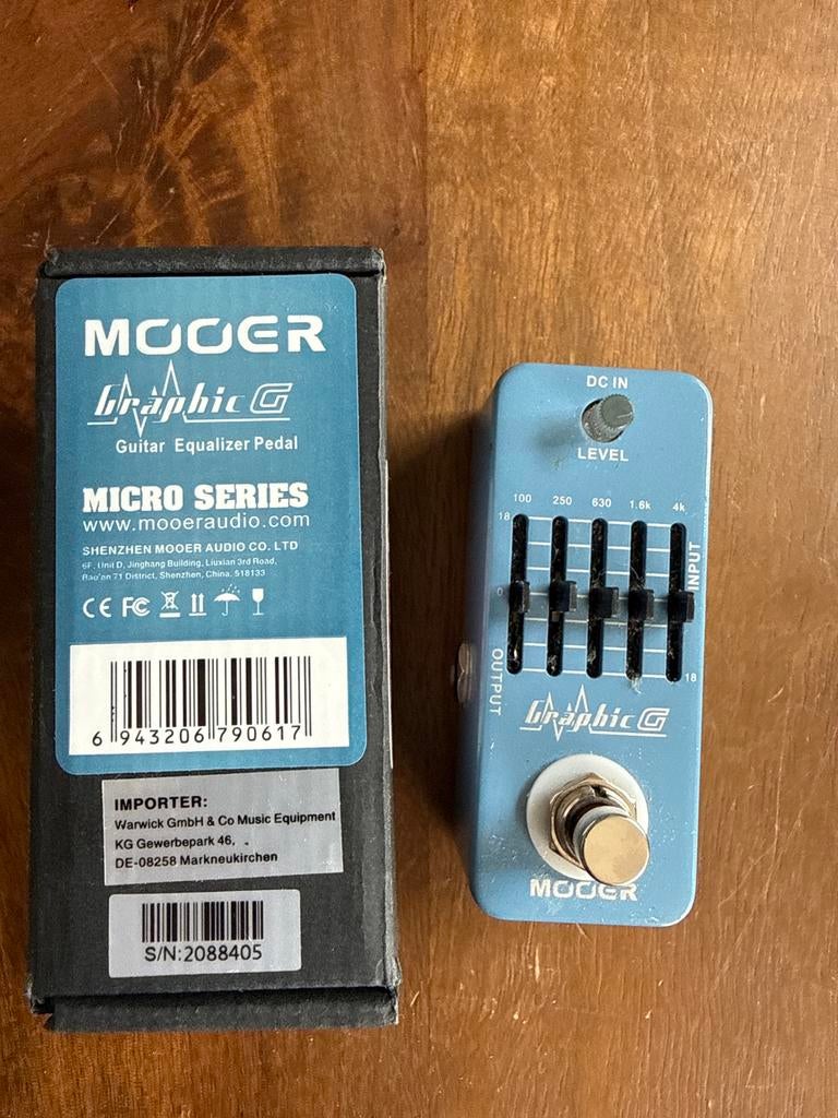 Mooer Graphic G Equalizer Micro Series, Muziek en Instrumenten, Effecten, Ophalen of Verzenden, Gebruikt, Equalizer
