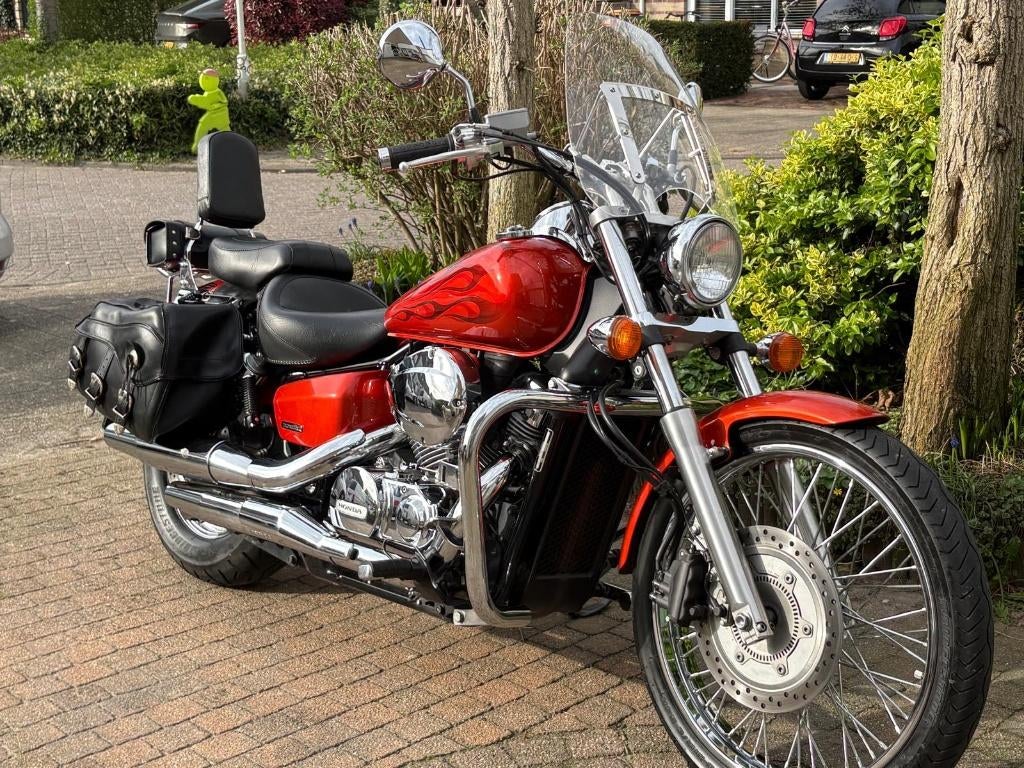 HONDA VT750 C2 SHADOW MET ABS 2015. Met Mustang zadel., Motoren, 750 cc, 2 cilinders, Occasion, Chopper