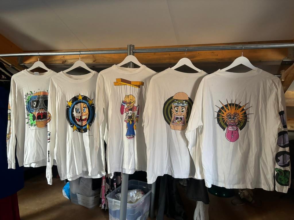 Digital overdose longsleeves, Kleding | Heren, Ophalen of Verzenden, Zo goed als nieuw, Maat 52/54 (L)