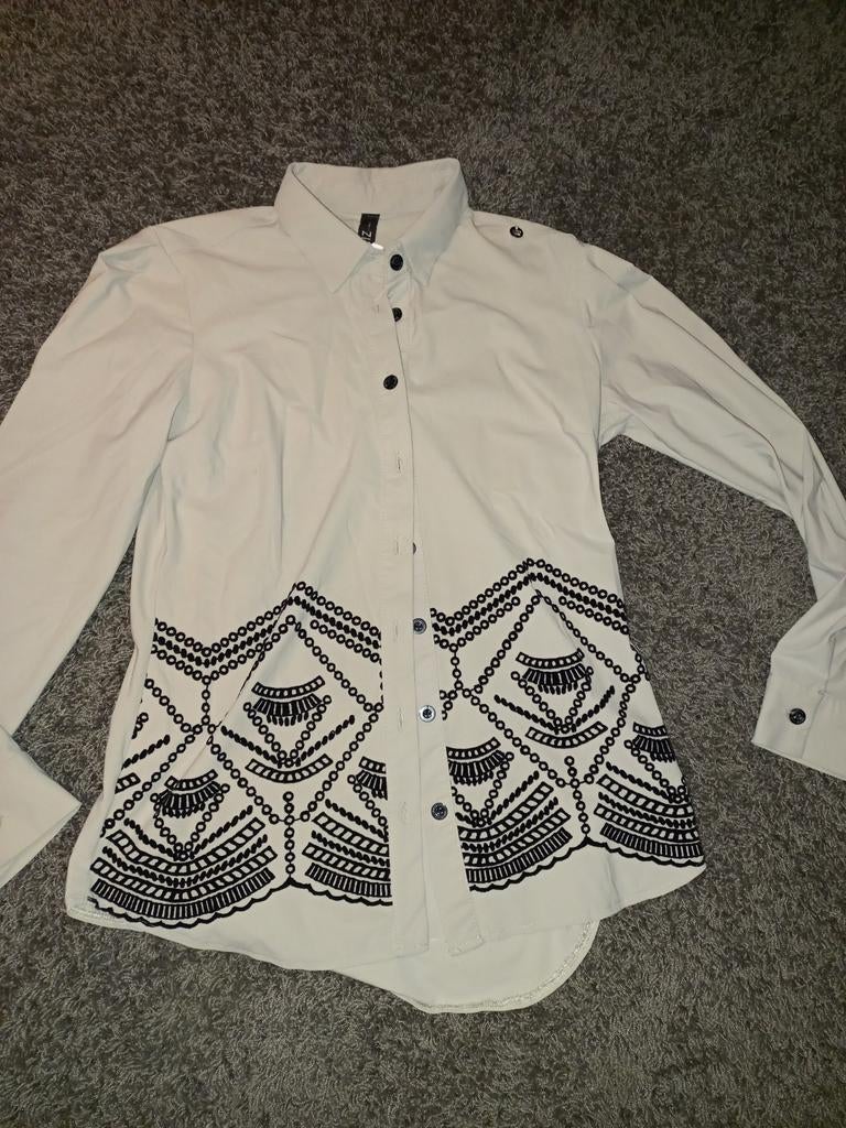 Zip73 blouse, Kleding | Dames, Ophalen of Verzenden, Zo goed als nieuw, Blauw