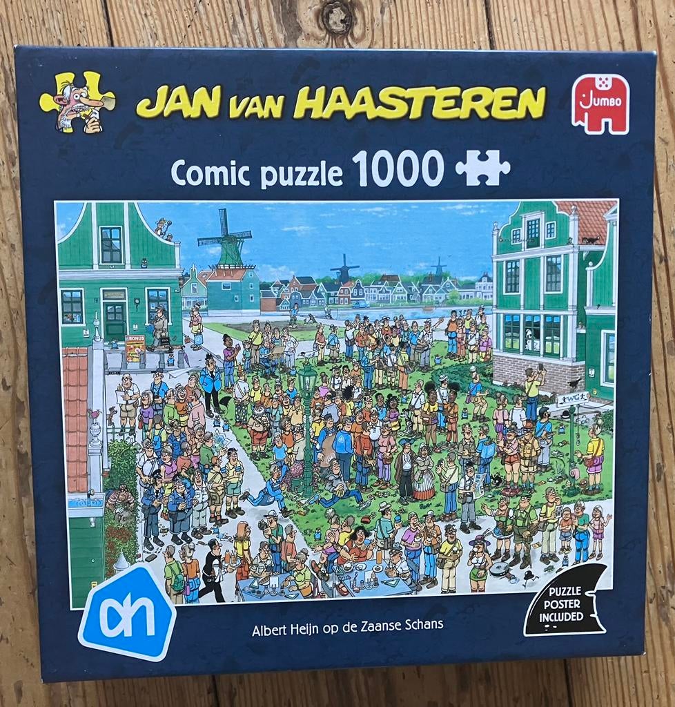 JAN VAN HAASTEREN legpuzzel, Hobby en Vrije tijd, Denksport en Puzzels, Ophalen of Verzenden, 500 t/m 1500 stukjes, Zo goed als nieuw