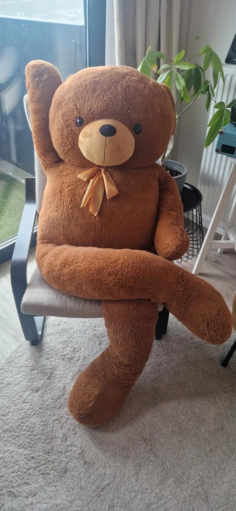 XXL Knuffelbeer - Bijna 2 meter!, Kinderen en Baby's, Speelgoed | Knuffels en Pluche, Zo goed als nieuw, Beer, Ophalen of Verzenden
