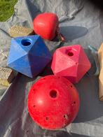 3x voerbal en appel speelbal, Ophalen of Verzenden, Gebruikt, Overige soorten