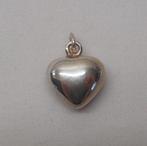 Zilveren bol hart hangertje nr.539, Verzenden, Zo goed als nieuw, Hart, Zilver