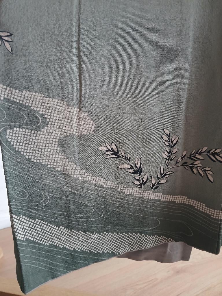Traditionele Japanse Kimono green, Ophalen of Verzenden