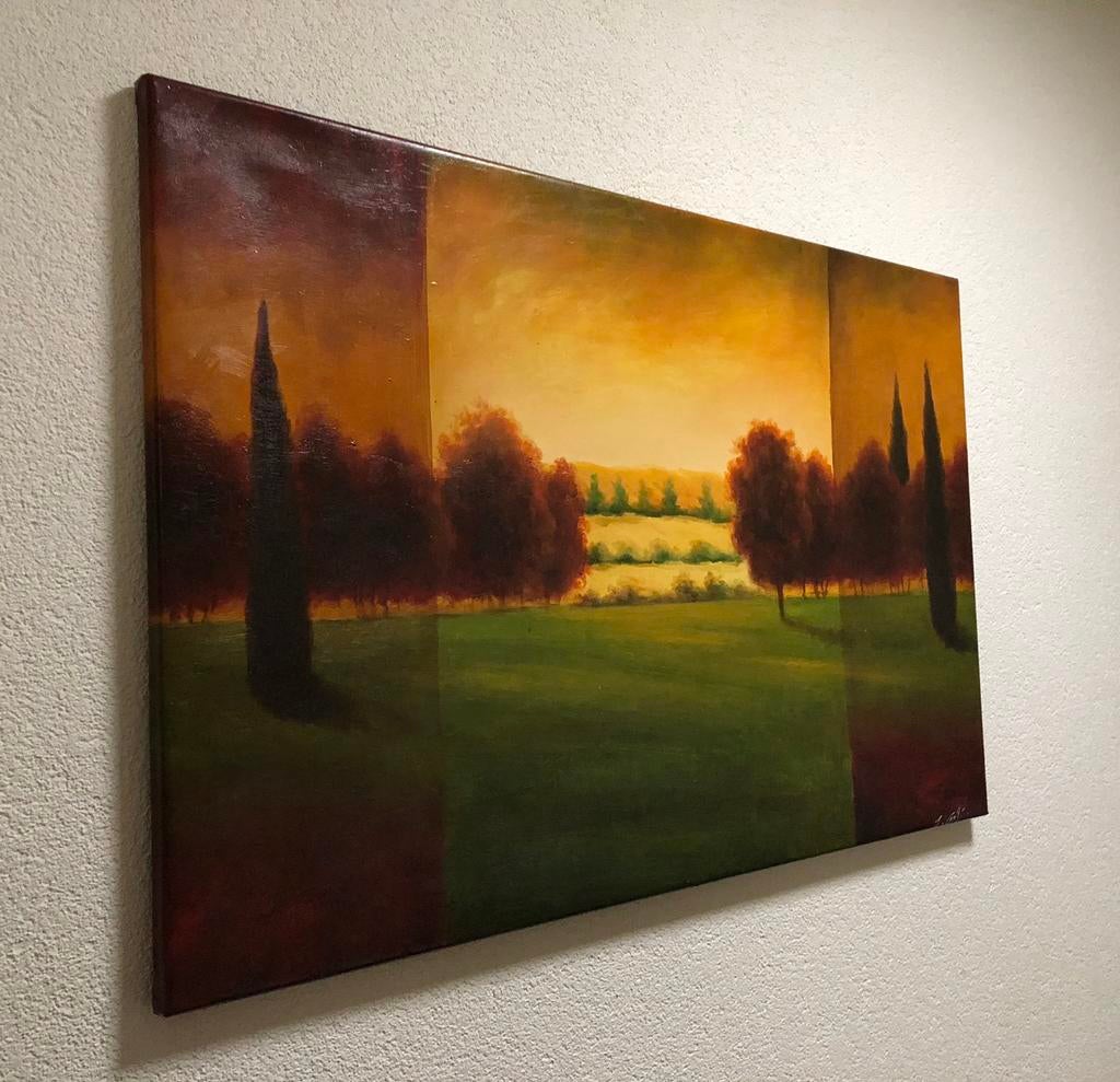 Schilderij Toscane, Ophalen