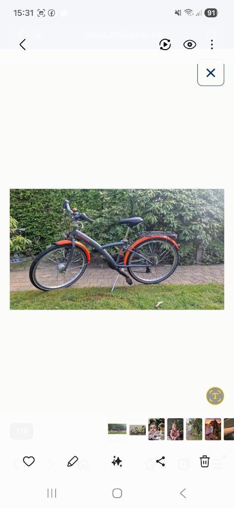 Jongensfiets, Fietsen en Brommers, Fietsen | Jongens, Ophalen, Gebruikt, 26 inch of meer, Versnellingen