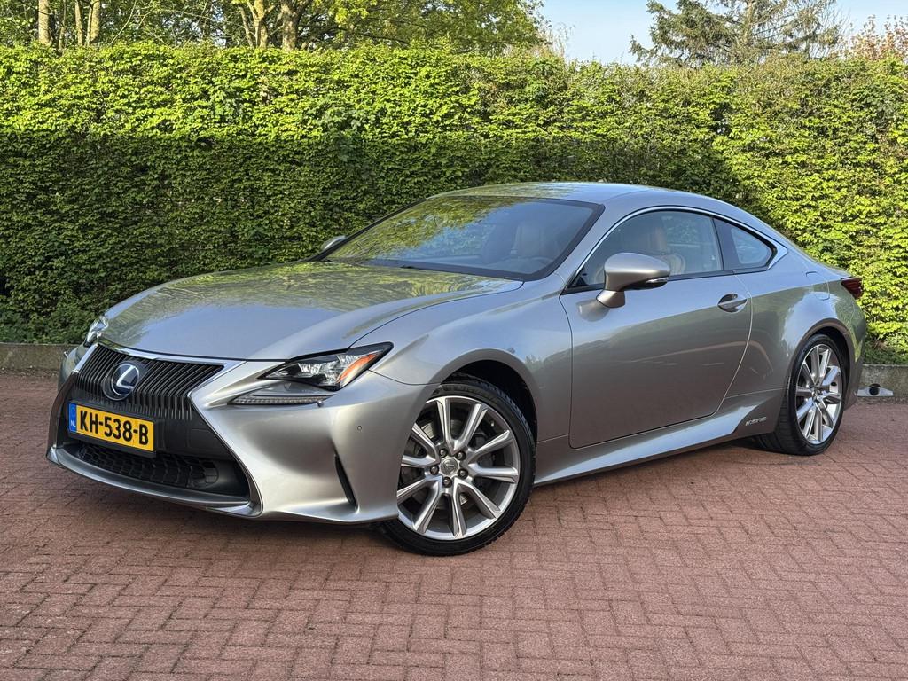 Lexus RC 300h Luxury DEALER Onderhouden NAP Mark Levinson, Auto's, Achterwielaandrijving, Gebruikt, 4 stoelen, Hybride Elektrisch/Benzine