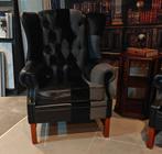 Set Chesterfield Oorfauteuils Black Edition, Ophalen of Verzenden, 75 tot 100 cm, Info@treasurecollection.nl, Treasure