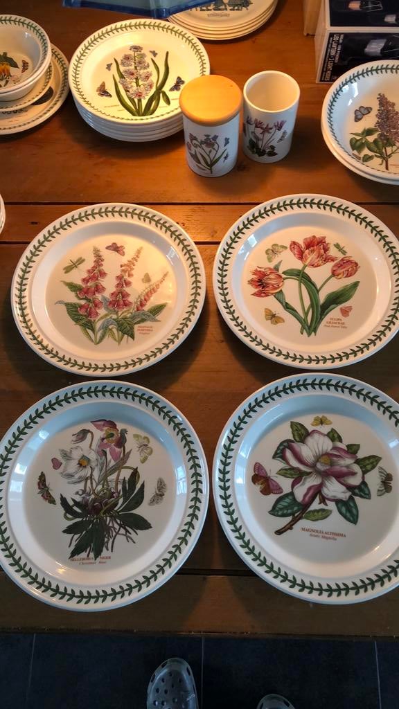 Portmeirion 4 dinerborden, Ophalen, Zo goed als nieuw, Bord(en), Overige stijlen