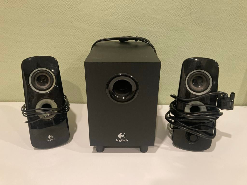 Logitech Z323 2.1 Luidsprekerset met subwoofer, Computers en Software, Pc speakers, Ophalen, Gebruikt, Audiokanaal 2.1
