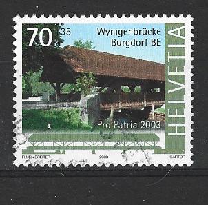 Zwitserland-46, Verzenden, Gestempeld