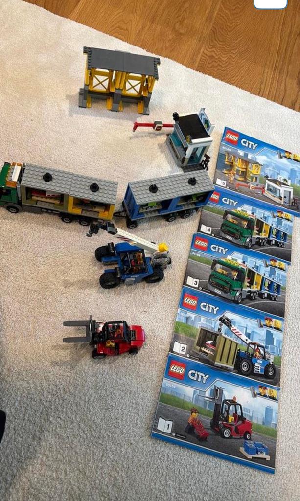 Lego city vrachtterminal, Kinderen en Baby's, Speelgoed | Duplo en Lego, Ophalen of Verzenden, Zo goed als nieuw