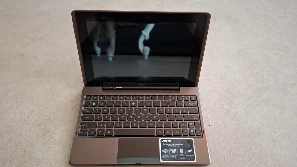 ASUS Transformer Pad TF300T - Tablet/Laptop (Bruin), Computers en Software, Windows Laptops, Gebruikt, 10 inch of minder, SSD