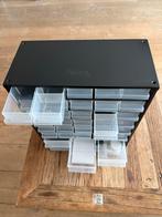 Raaco Metalen Ladekast met 34 Transparante Laden., Ophalen of Verzenden, Nieuw