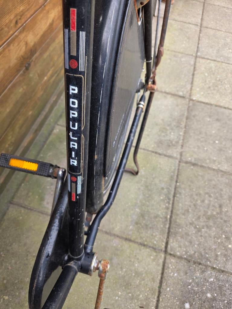 Vintage Gazelle Juncker Populaire Fiets, Ophalen, Gebruikt, Terugtraprem, Gazelle