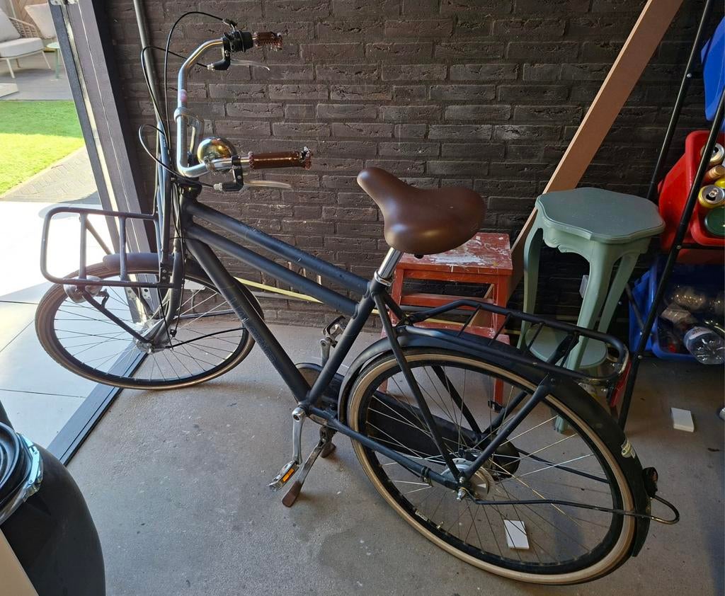Gratis zwaar misbruikte herenfiets - opknapper, Fietsen en Brommers, Fietsen | Heren | Herenfietsen, Ophalen, Gebruikt