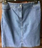 Blauwe denim stretch rok, damesrok; Gerry Weber; taille 46 c, Kleding | Dames, Grote Maten, Ophalen of Verzenden, Zo goed als nieuw
