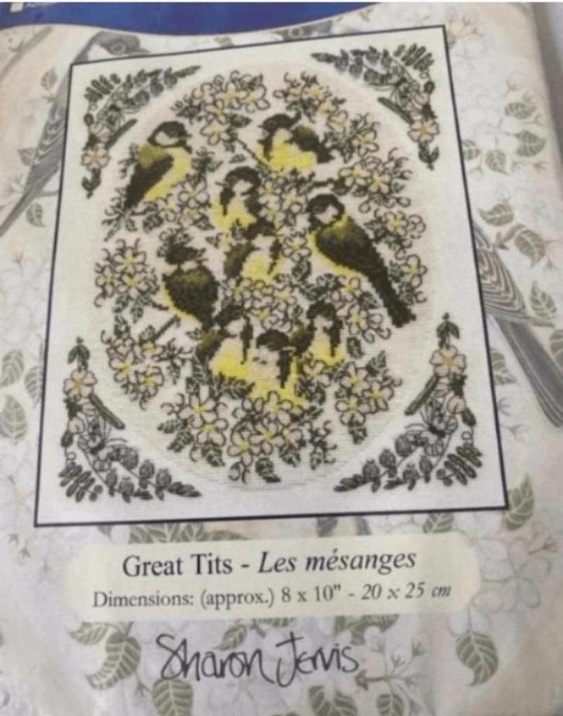 BORDUURPAKKET KOOLMEZEN, Verzenden, Nieuw, Handborduren, Borduurpakket