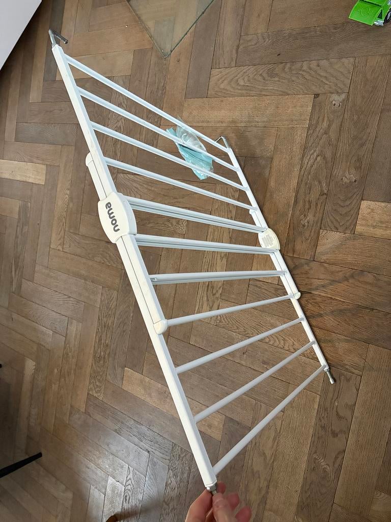 Noma Veiligheidshekje - Wit, Uitschuifbaar, Ophalen, Gebruikt, 100 tot 115 cm, Klemhekje