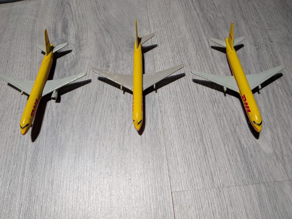 Dhl vliegtuigjes zie foto, Ophalen of Verzenden, Gebruikt, Overige typen