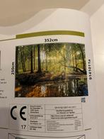 Foto (vlies) behang bos 250x362 cm - 8.8 m2, Huis en Inrichting, Stoffering | Behang, Ophalen, Minder dan 10 m², Groen