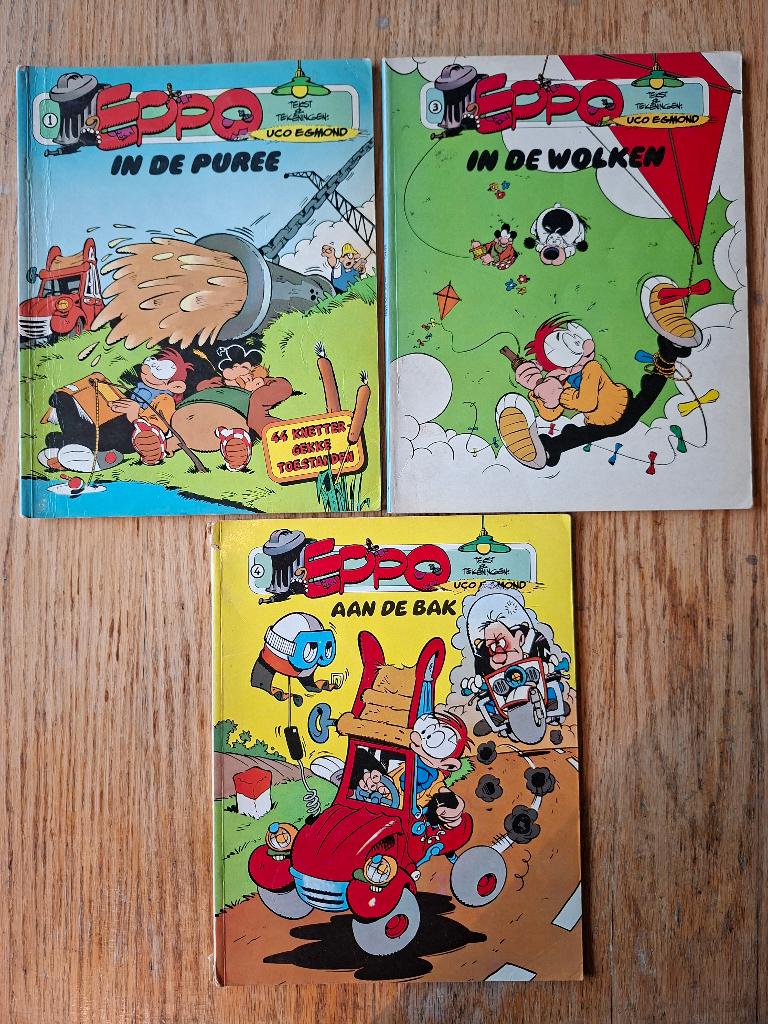 Eppo stripboek 3x, ook los te koop, Uco Egmond deel 1, 3, 4, Gelezen, Uco Egmond, Ophalen of Verzenden, Meerdere stripboeken