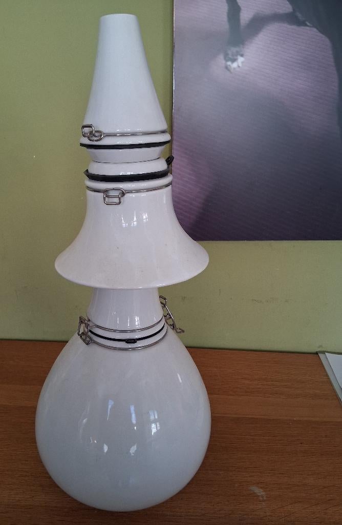 Vaas, Ophalen, Wit, Aardewerk of Porselein, Nieuw