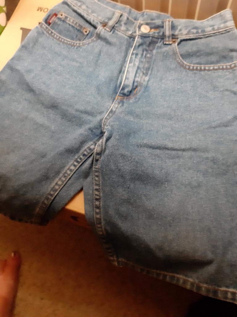 ZGAN jongens spijker korte broek, maat: 152., Kinderen en Baby's, Kinderkleding | Maat 152, Broek, Rocky, Ophalen of Verzenden