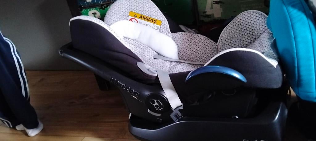 Maxi-Cosi met FamilyFix Isofix base, Ophalen, Gebruikt, Isofix, 0 t/m 13 kg