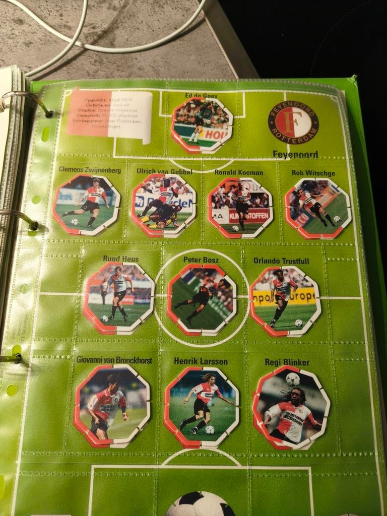 Feyenoord flippos 95/96, Ophalen of Verzenden, Losse flippo's