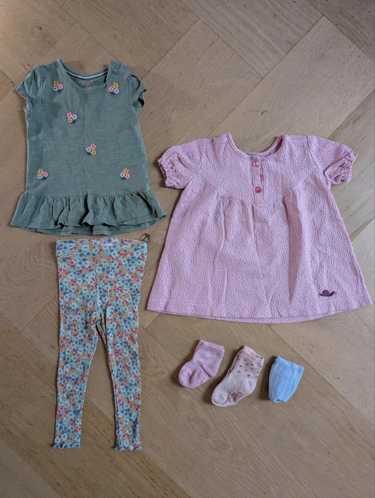 Babykleding setje meisje, maat 80-86, Kinderen en Baby's, Babykleding | Maat 80, Ophalen of Verzenden, Zo goed als nieuw, Meisje
