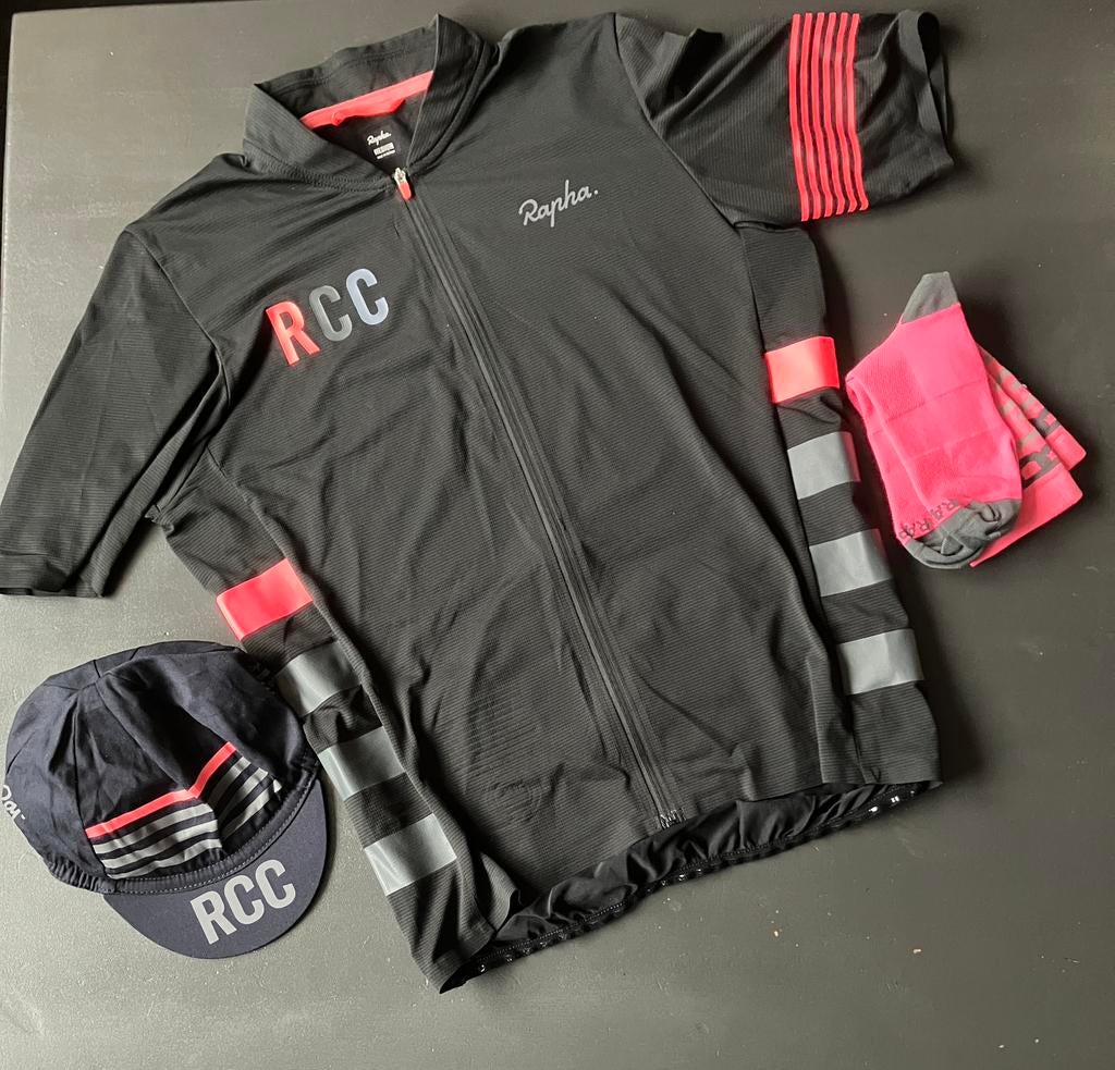 Rapha RCC shirt + RCC cap + RCC sokken, M, Ophalen of Verzenden, Zo goed als nieuw, Bovenkleding